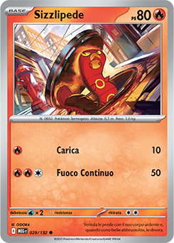 Sizzlipede 029/188 Reverse NM (ITA)