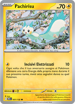 Pachirisu 051/188 Reverse NM (ITA)
