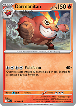 Darmanitan 016/130 NM (ITA)
