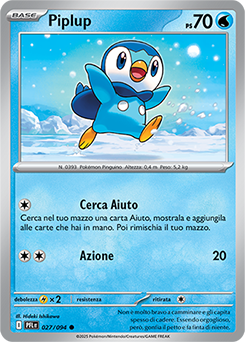 Piplup 027/130 NM (ITA)