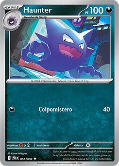 Haunter 055/130 Reverse NM (ITA)