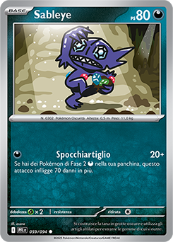 Sableye 059/130 NM (ITA)