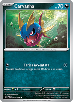 Carvanha 060/130 Reverse NM (ITA)