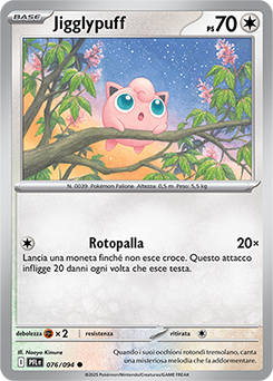 Jigglypuff 076/130 NM (ITA)