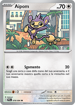 Aipom 078/130 Reverse NM (ITA)