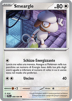 Smeargle 080/130 Reverse NM (ITA)