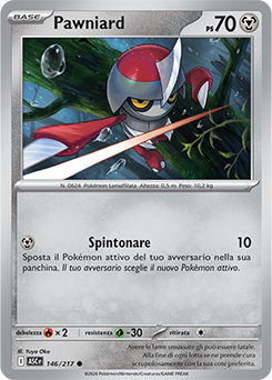Pawniard 146/295 Reverse Ball Pattern NM (ITA)