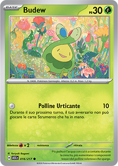Budew 016/295 Reverse Ball Pattern NM (ITA)