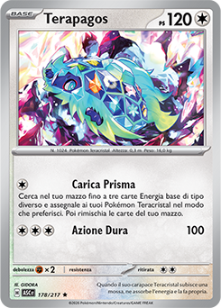 Terapagos 178/295 Reverse Energy Pattern NM (ITA)