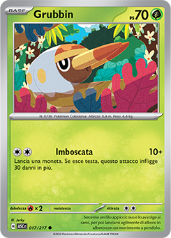 Grubbin 017/295 Reverse Ball Pattern NM (ITA)