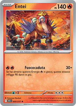 Entei 025/295 Reverse Energy Pattern NM (ITA)