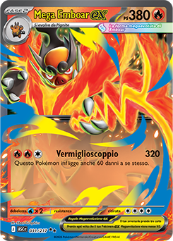 Mega Emboar-ex 031/295 Reverse Energy Pattern NM (ITA)