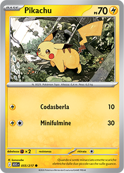 Pikachu 055/295 NM (ITA)