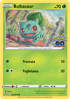 Bulbasaur 001/78 NM (ITA)