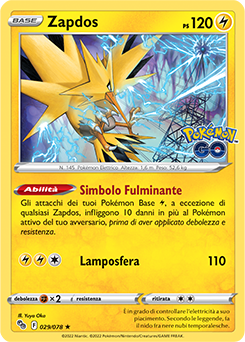 Zapdos 029/78 Holo NM (ITA)