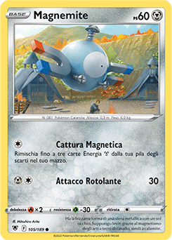 Magnemite 105/189 Reverse NM (ITA)