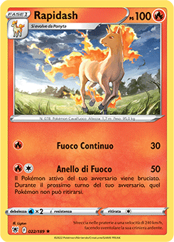 Rapidash 022/189 Reverse NM (ITA)