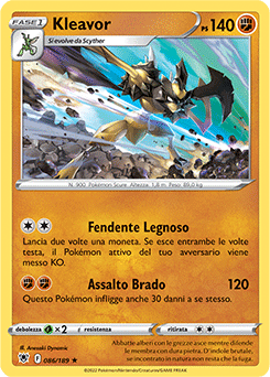 Kleavor 086/189 Reverse NM (ITA)