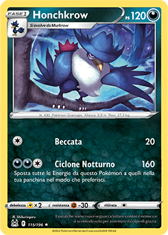 Honchkrow 115/196 Reverse NM (ITA)