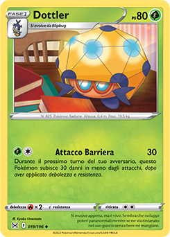 Dottler 019/196 Reverse NM (ITA)