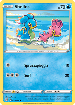 Shellos 039/196 Reverse NM (ITA)