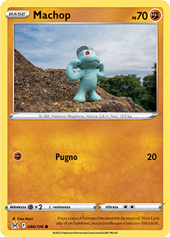 Machop 086/196 Reverse NM (ITA)