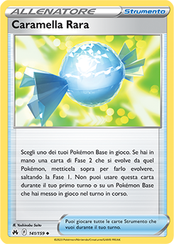 Caramella Rara 141/159 Reverse NM (ITA)