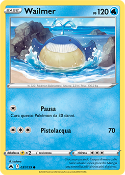 Wailmer 031/159 Reverse NM (ITA)