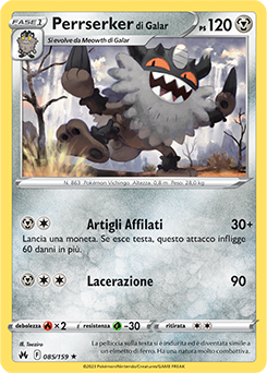 Perrserker di Galar 085/159 Reverse NM (ITA)
