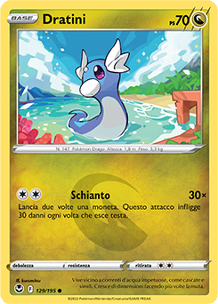 Dratini 129/195 Reverse NM (ITA)