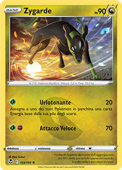 Zygarde 134/195 Reverse NM (ITA)