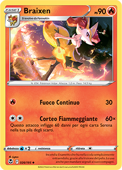 Braixen 026/195 Reverse NM (ITA)