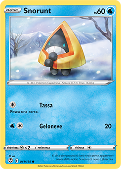 Snorunt 041/195 NM (ITA)
