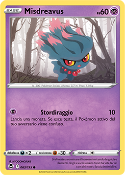 Misdreavus 063/195 Reverse NM (ITA)