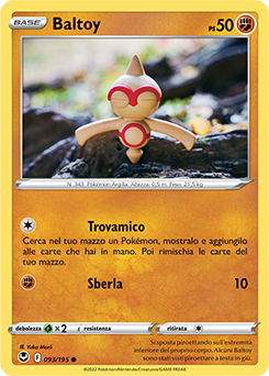 Baltoy 093/195 Reverse NM (ITA)