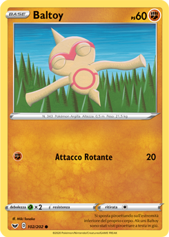 Baltoy 102/202 Reverse NM (ITA)