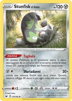Stunfisk di Galar 132/202 NM (ITA)