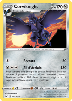 Corviknight 135/202 Reverse NM (ITA)