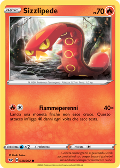 Sizzlipede 038/202 Reverse NM (ITA)