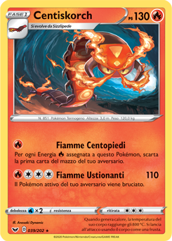 Centiskorch 039/202 Reverse NM (ITA)