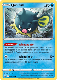 Qwilfish 051/202 Reverse NM (ITA)