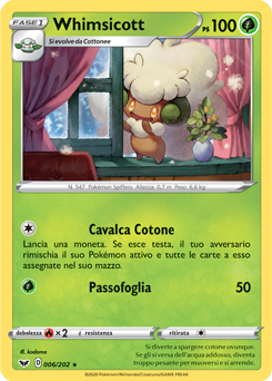 Whimsicott 006/202 Reverse NM (ITA)