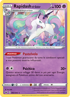 Rapidash di Galar 082/202 Reverse NM (ITA)