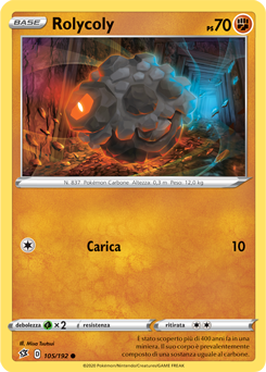 Rolycoly 105/192 Reverse NM (ITA)