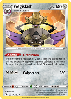 Aegislash 135/192 Reverse NM (ITA)
