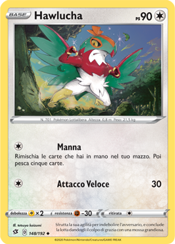 Hawlucha 148/192 Reverse NM (ITA)