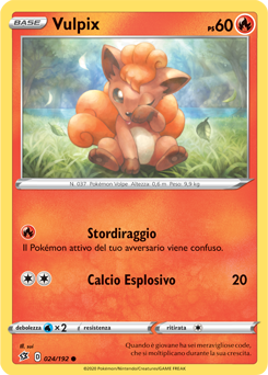 Vulpix 024/192 Reverse NM (ITA)