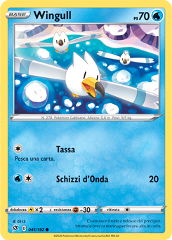 Wingull 041/192 Reverse NM (ITA)