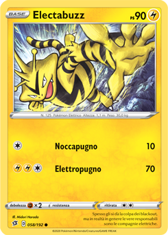 Electabuzz 058/192 Reverse NM (ITA)