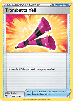 Trombetta Yell 173/189 Reverse NM (ITA)
